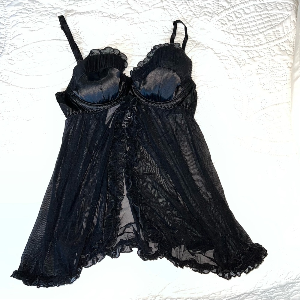 Frederick’s Black Baby Doll - Medium